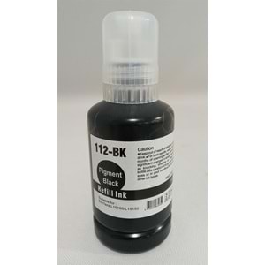 Baskistan Epson 112 Siyah Pigment Mürekkep 500 ml + 127 ml (Muadil)