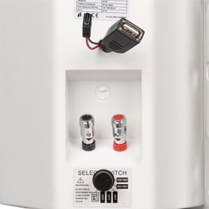 MagicVoice F-LHY4S 4'' (10 CM) Hat Trafolu Duvar Tipi Sütun Hoparlör (10W RMS / 150W Peak - MP3 USB Uyumlu) - Beyaz