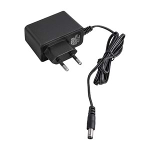 WEKO 12 VOLT - 1 AMPER 5.5*2.5 UÇLU YERLİ ÜRETİM PLASTİK KASA PRİZ TİPİ ADAPTÖR