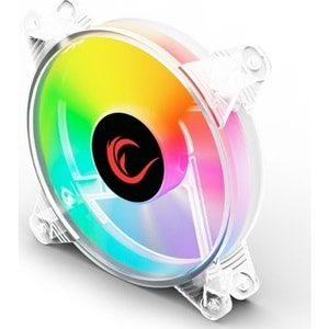 Rampage 6C-121 120x120x25mm Rainbow Ledli Kasa Fan