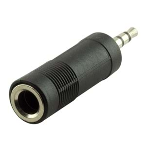 Connector 7988 6.3Mm Dişi - 3.5Mm Erkek Stereo Çevirici Jak Fiş