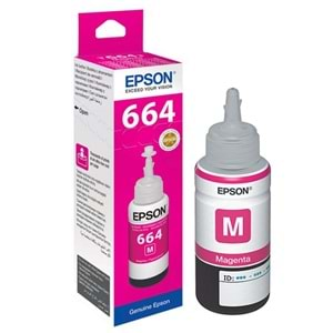 Epson T6643 Orjinal Kırmızı Mürekkep L355 L365 L210 L220 L565 L550 Orjinal