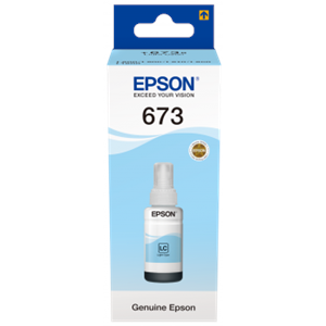 Epson T6735 Acık Mavi Kartuş 70ml L800 / L805 / L810 / L850 / L1300 / L1800 Orjinal