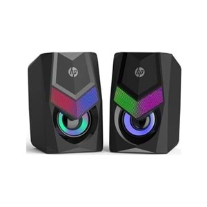Hp DHE-6000 2.0 Rgb Gaming Multimedya Speaker Hoparlör, Siyah