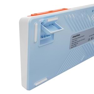 Acer eMachines EAK810 Bej/Mavi/Turuncu USB Rainbow Aydınlatmalı Mini Q Standart Klavye