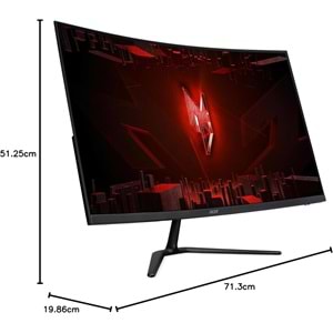 Acer Nitro ED320QR S3 oyun monitörü, 31,5 inç (80 cm ekran) Full HD, 180 Hz, 1 ms(VRB), 2 x HDMI 2.0