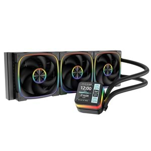 Dragos Rock 360 Black Intel&AMD 360MM Led Ekranlı ARGB Sıvı Soğutucu