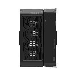 Dragos DIGITAL Black 4 Heat Pipes Single Tower Air Cooler 3000rpm 220W 1700/1200/115X/2011/2066/1366/AM5/AM4/AM3/AM2