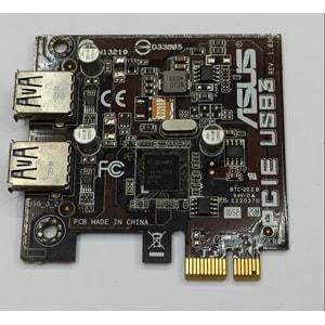 ASUS PCI Express USB3 Mainboard (PCIe, 2 USB 3.0 girişi)