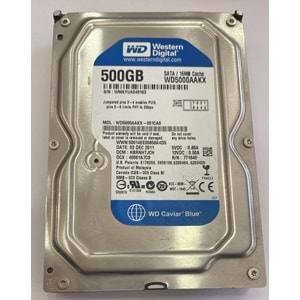 Western Digital WD5000AAKK 500 GB 7200 RPM SATA 6 Gb/s 3,5 İnç Hardisk