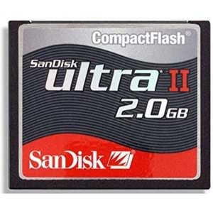 Sandisk Ultra II 2GB 15mb/s Compactflash Kart