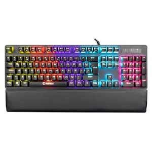 Everest KB-GX7 BLUESKY 21 Işık Efektli RED SWITCH Bilek Destekli Mekanik Ga