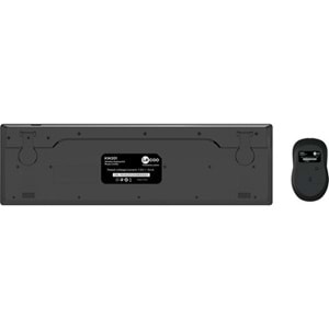 Lenovo Lecoo KW201 Kablosuz Türkçe Q Klavye & Mouse Set Siyah