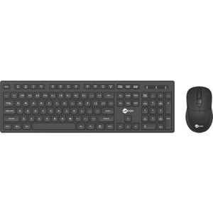 Lenovo Lecoo KW201 Kablosuz Türkçe Q Klavye & Mouse Set Siyah