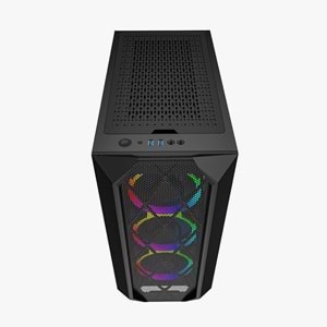 Lunatic Orkinos Mesh Panel Dikey Ekran Kartı Takılabilen 4 Full RGB Fanlı ATX Bilgisayar Kasası