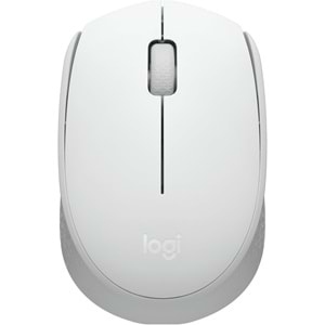 Logitech M171 Kablosuz Mouse, PC, Mac, Dizüstü Bilgisayar için, 2,4 GHz, USB Mini Alıcılı, Optik İzleme, 12 Aylık Pil Ömrü, Sağ ve Sol Elle Kullanıma Uygun, Beyaz