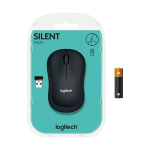 Logitech Silent M220 Siyah 910-004878 Wireless Optik Mouse