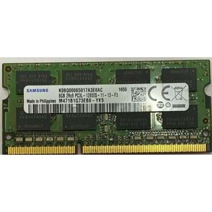 Samsung M471B1G73EBO-YKO 8 GB DDR3-1600MHz PC3-12800 ECC olmayan Arabelleksiz CL11 204-Pin SoDimm Çift Sıralı Bellek Modülü