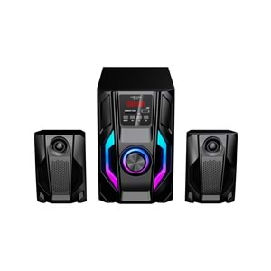 Mikado MD-415BT 2+1 20W Siyah Multimedya FM/BT/SD/USB Speaker Hoparlör