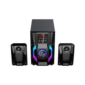 Mikado MD-415BT 2+1 20W Siyah Multimedya FM/BT/SD/USB Speaker Hoparlör