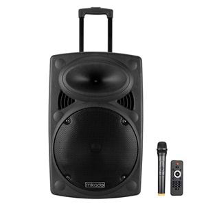 Mikado MD-86KP V1 30W USB/BT/TF/TWS Kablosuz Mikrofonlu Toplantı-Parti Hoparlör