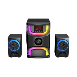 Mikado MD-96BT 2+1 40W Siyah Multimedya FM/BT/SD/USB Speaker Hoparlör