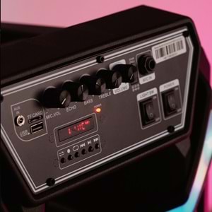 Mikado MD-BT123 30W USB/BT/TF/TWS Kablosuz ve Kafa Mikrofonlu Öğretmen/Toplantı Anfisi