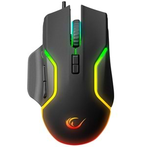 Rampage Miracle M2 Usb Siyah 8 Tuşlu RGB 7200dpi Gaming Oyuncu Mouse