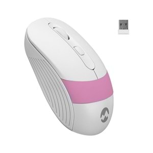 Everest SM-18 Usb white/PİNK 2.4Ghz Optik Kablosuz Mouse
