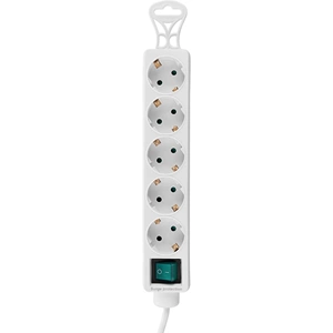 S-link SPG-F05 1.5m 306 Joule Euro Soket 3G1.0mm Tam Bakır 5li Akım Korumal