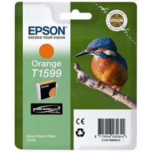 Epson T1599 Orange Orijinal Mürekkep Kartuş R2000