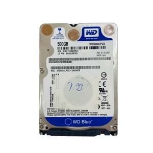 WD Blue WD5000LPCX 2.5'' 500GB 5400RPM SATA 6GB/s HDD