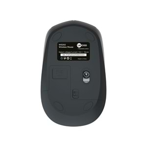 Lenovo Lecoo WS202 Kablosuz 1200DPI 4 Tuşlu Optik Mouse Siyah