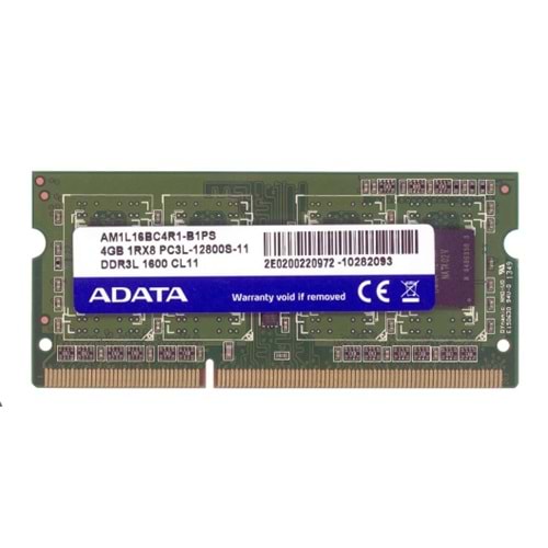 Adata AM1L16BC4R1-B1PS 4GB PC3-12800 1600MHz 204pin Laptop / Notebook SODIMM CL11