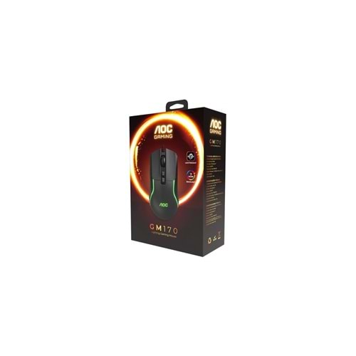 Aoc GM170B LA Siyah Optik Kablolu Oyuncu Mouse
