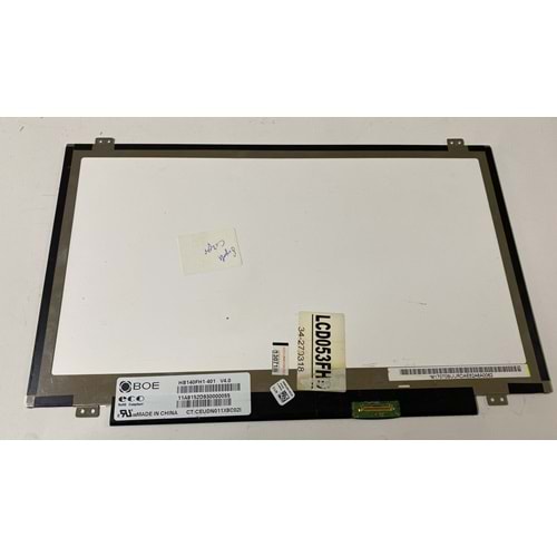 HB140FH1-401 V4.1 5D10H56752 14.0 FHD IPS Mat 30 Pin 1920x1080 Uyumlu Laptop Ekran Lcd Panel