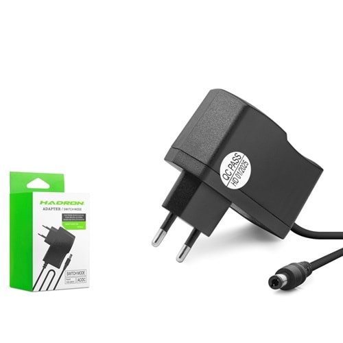 HADRON HD8412 Modem Router Adaptörü 10W 5V 2A 5.5x2.5 mm Siyah