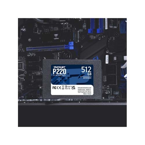 512 GB PATRIOT P220 550/500MB/S 2.5