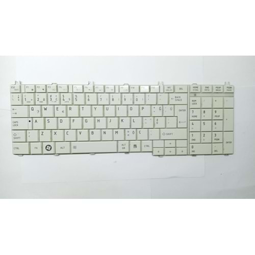 Toshiba C660 klavye beyaz
