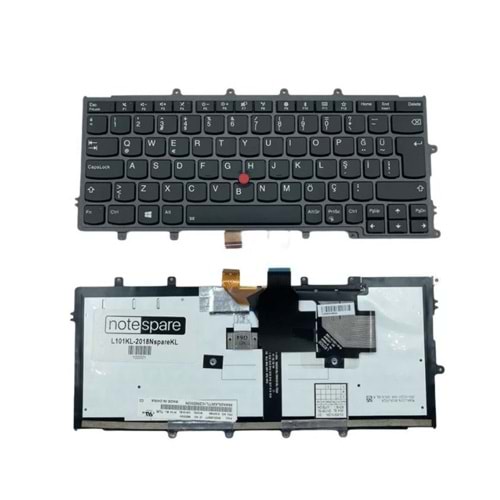Lenovo CS13X Notebook Klavye - Tuş Takımı / Siyah - TR - Backlit