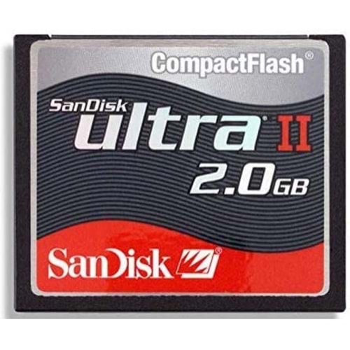 Sandisk Ultra II 2GB 15mb/s Compactflash Kart