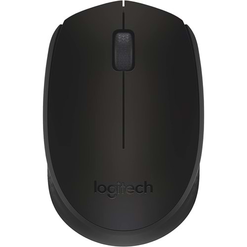 Logitech M171 Kablosuz Mouse, 2,4 GHz, USB Mini Alıcılı, Siyah