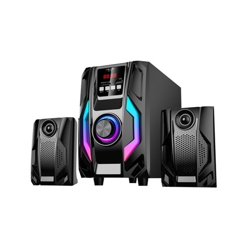 Mikado MD-415BT 2+1 20W Siyah Multimedya FM/BT/SD/USB Speaker Hoparlör