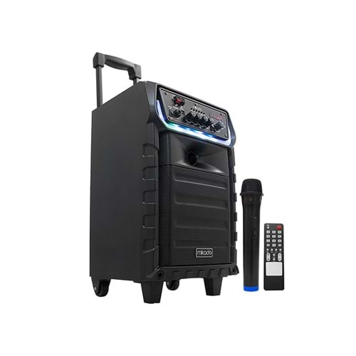 Mikado MD-81KP Siyah Usb + FM Destekli Bluetooth Kablosuz Mikrofonlu Öğretmen/Toplantı Anfisi