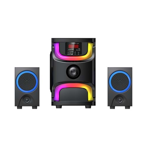 Mikado MD-96BT 2+1 40W Siyah Multimedya FM/BT/SD/USB Speaker Hoparlör