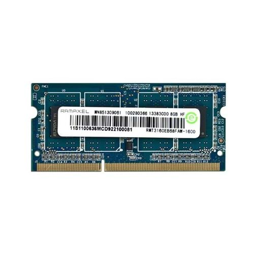 8GB DDR3-1600 SODIMM Ramaxel RMT3160EB68FAW-1600 Laptop Memory RAM