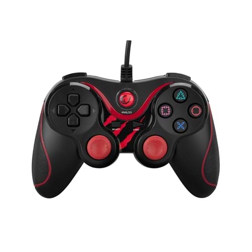 Snopy Rampage SG-R601 PS3/PC Kırmızı USB 1.8m Joypad