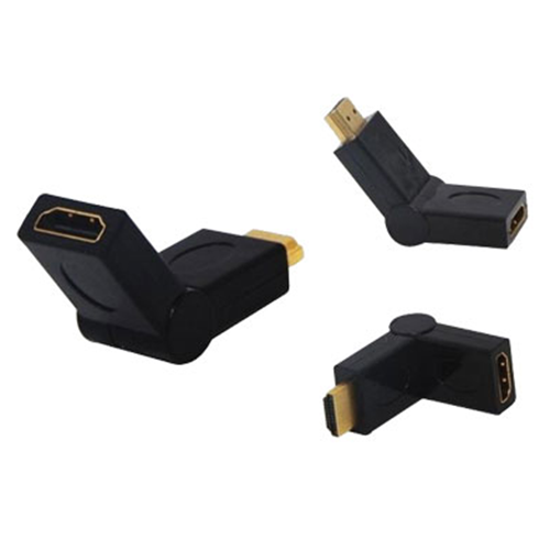 Powermaster 30650 HDMI Erkek Dişi Ara Oynar Başlı Aparat L Tip