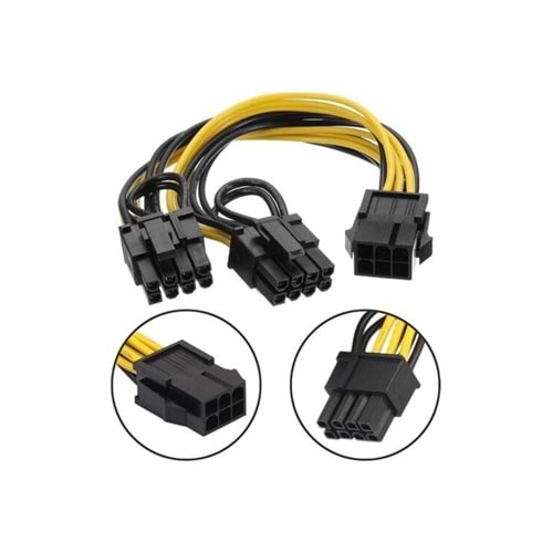 Alfais Pcı E 8 Pın (6+2) 2 X Pcı-e Ekran Kartı Power 4302a Çoklayıcı PCI E 8 PIN (6+2) 2 X PCI-