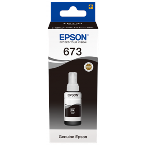 Epson T6731 Siyah Kartuş 70ml L800 / L805 / L810 / L850 / L1300 / L1800 Orjinal